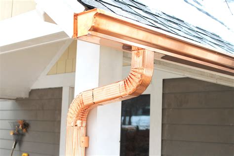 copper sheet metal and gutter|copper gutters on house.